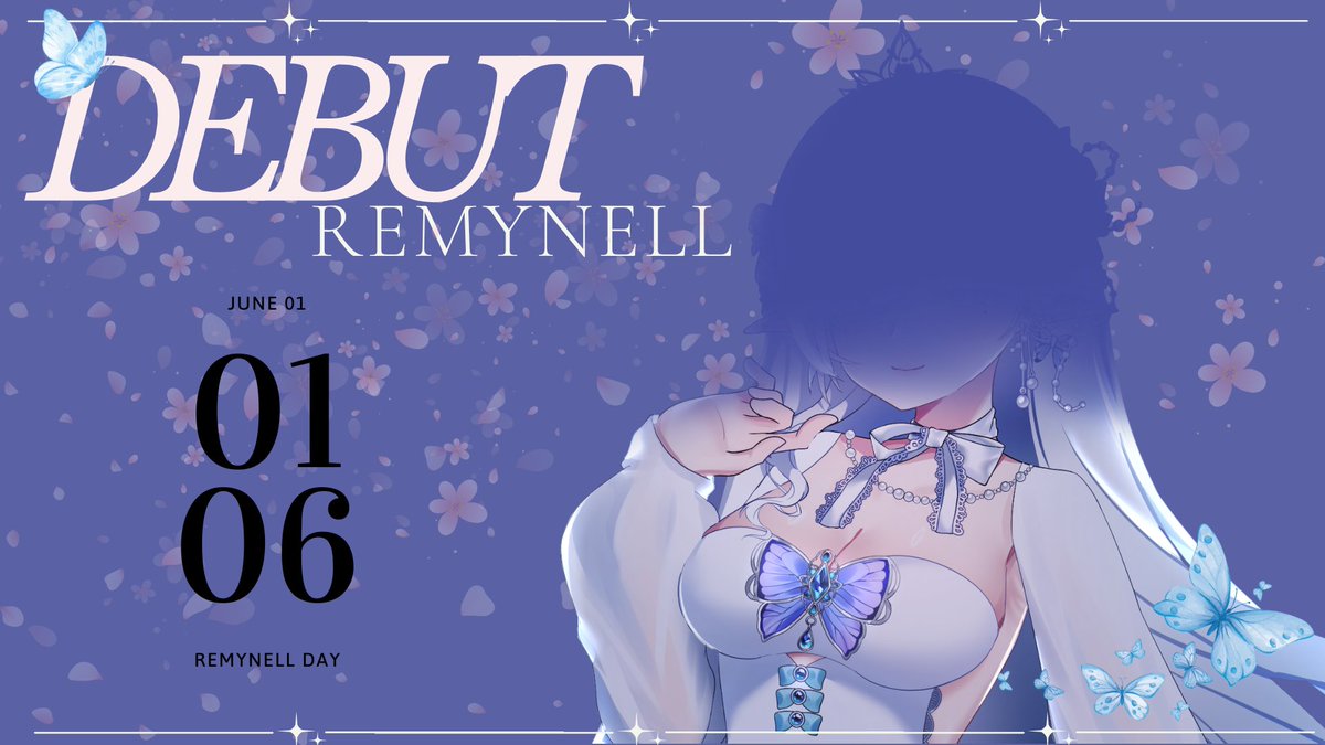 Remynell's tweet photo. ✨ DEBUT  1 JUNE ✨

🧝🏻‍♀️ พร้อมที่จะเปิดตัวเปิดใจอย่างเป็นทางการแล้วน้า อย่าลืมมาหากันนะคะ

🦋 01/06  🕢 19:30 น.

🤍 https://t.co/vfPJdc20UD

#vtuberth #vtuber #remynelllive https://t.co/nIJZ1H6ocQ