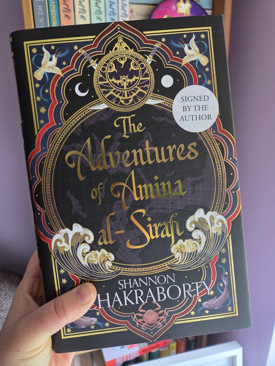 KatalinaReads's tweet photo. The Adventures of Amina al-Sirafi was my first by this author and I liked the writing. The story is fast paced and the fantastical world ia beautifully build. 4⭐️ https://t.co/c8mzrfjMNc