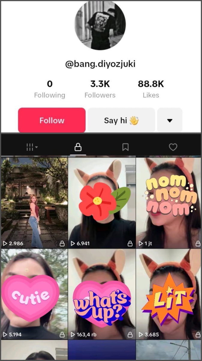 veve || JUAL AKUN ACC TIKTOK MURAH tweet media