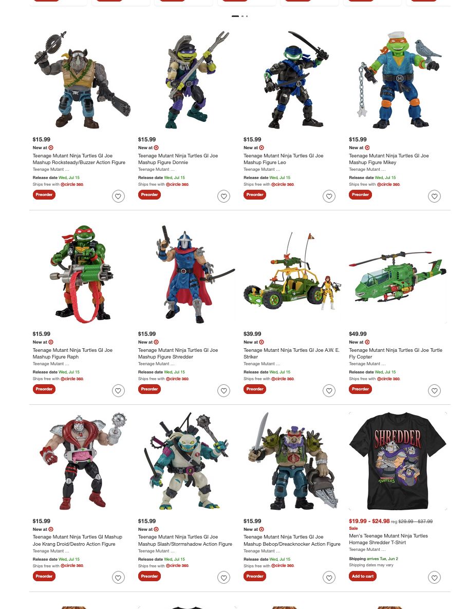 New Playmates Teenage Mutant Ninja Turtles x G.I. Joe are up for