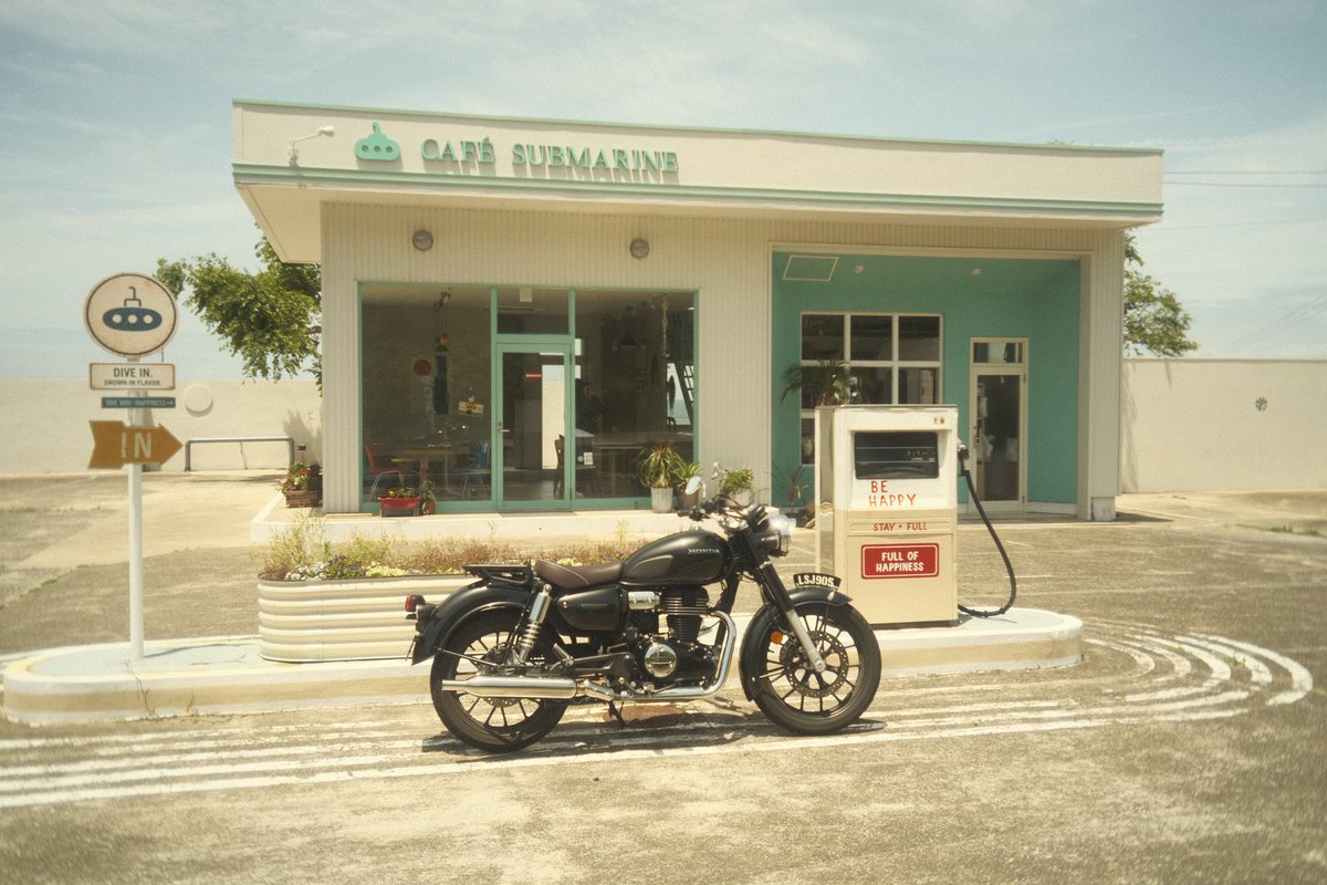 21Rider_'s tweet photo. バナナコーヒー🍌
#GB350C https://t.co/D7C3Q1EyjP