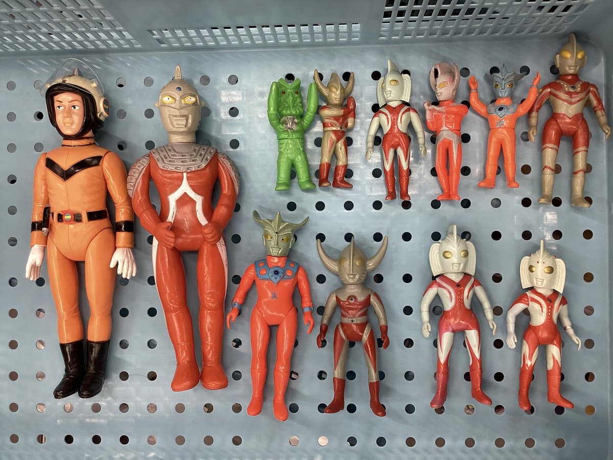 昭和 ウルトラマン ソフビ ブルマァクのウルトラマンソフビ色 いっぱい