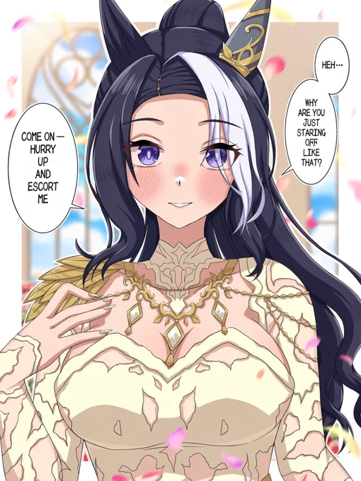 Umamusume English translation
"Me, married to Mejiro Ramonu…!?" 