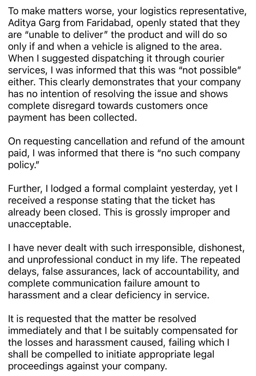 SarahGaur97's tweet photo. @TataSteelLtd  @TataCompanies  @TataPravesh @pranavkumar 
URGENT ACTION REQD. https://t.co/mTblW7meAH