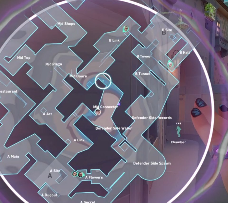 sharponval's tweet photo. Enemies sometimes disappeared when enemy clove walked through as well (picture of smoke screen; definitely texture bug issue) https://t.co/yuVFnDLMIS