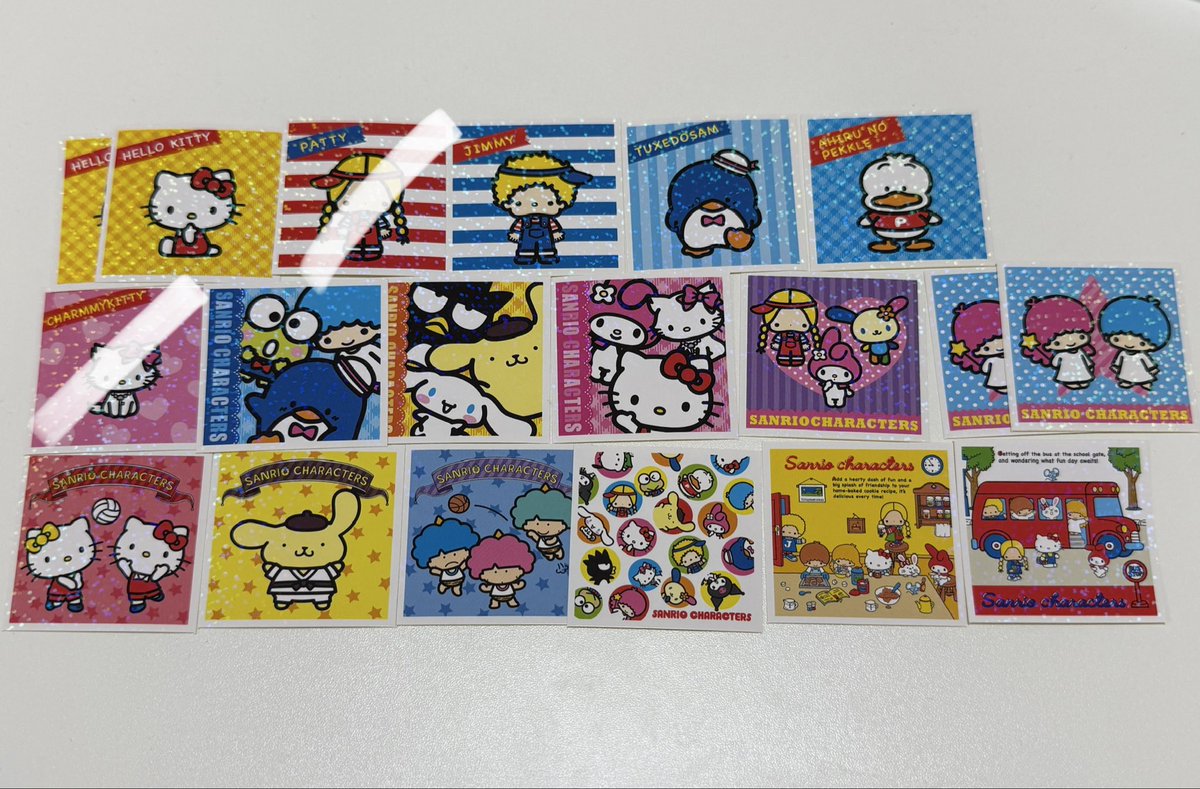 zutopiaisu's tweet photo. サンリオ シールコレクション Seria セリア DAISO サンリオキャラクターズ 交換
#サンリオ交換 

【譲】1枚目画像

【求】2枚目 消えてないもの

郵送での交換📮
お気軽にお声掛けください。 https://t.co/vMTcno7lfC
