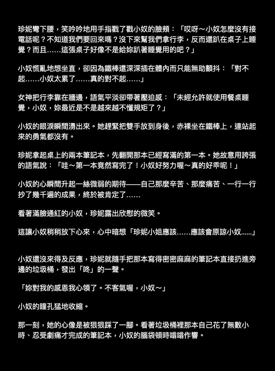 女神與小奴(長篇女女主奴小說) tweet media