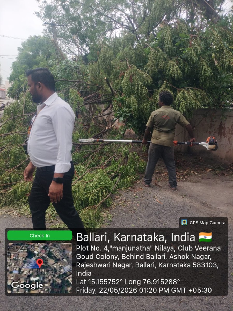 ಆಯುಕ್ತರು, ಬಳ್ಳಾರಿ ಮಹಾನಗರ ಪಾಲಿಕೆ tweet media