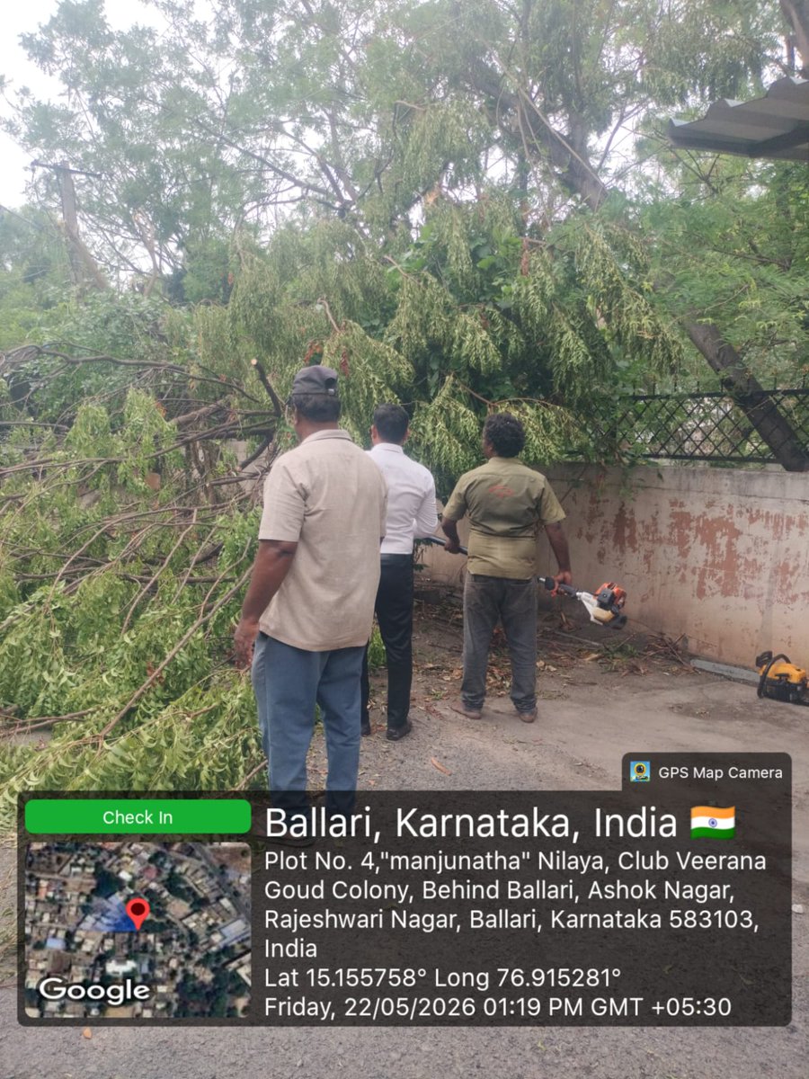 ಆಯುಕ್ತರು, ಬಳ್ಳಾರಿ ಮಹಾನಗರ ಪಾಲಿಕೆ tweet media