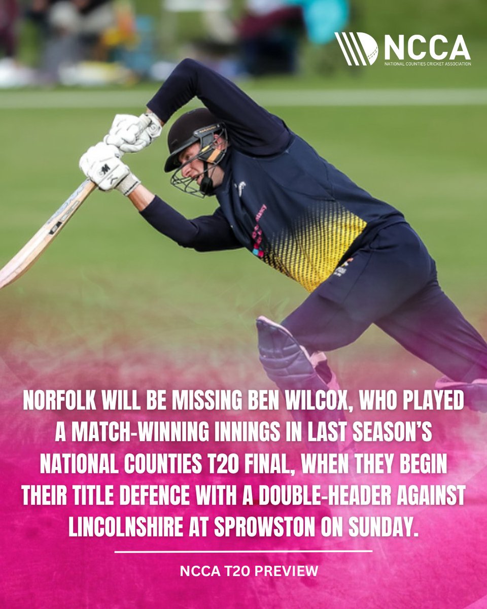 NCCA_uk's tweet photo. The T20 Competition is back, today!

Arthurton is back as captain and in excellent form having made a record seventh career NV Play National Counties Trophy century earlier this month.

📸 Roger Byrne

https://t.co/yahlrl4rDU https://t.co/2ihB9PHnWG