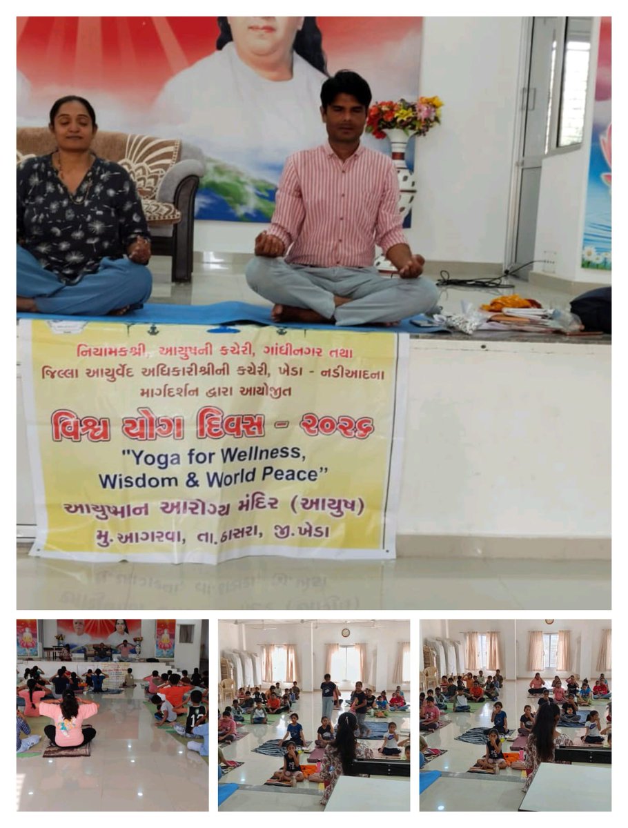 AAMagarva's tweet photo. Yog session AAM AGARVA https://t.co/4i1iF2VqhM