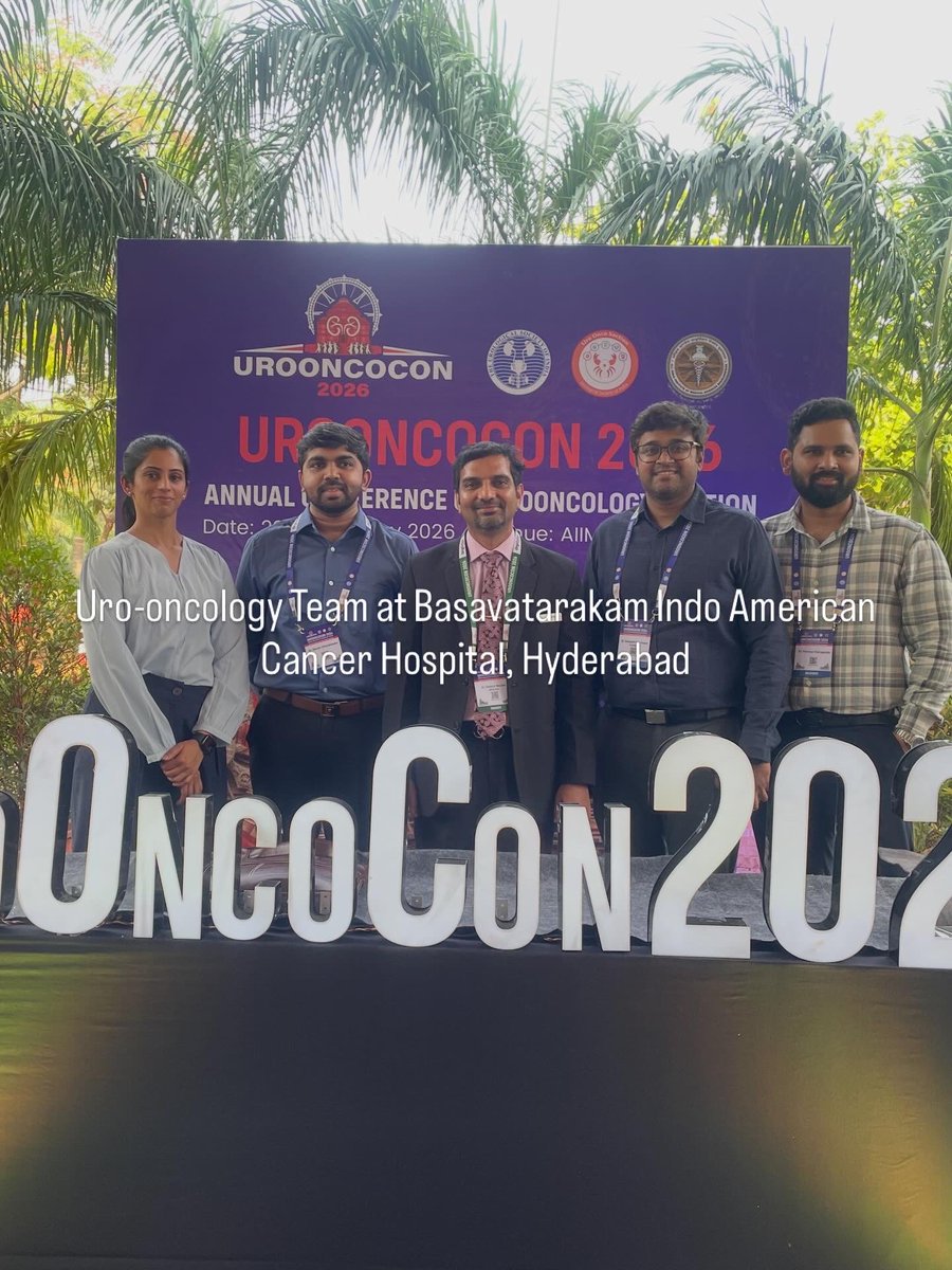 Rakeshms07's tweet photo. Happy to actively participate in the USI Ur-oncology subsection conference 2026 at AIIMS Bhubneshwar as a
Council member, Faculty, panelist in the sessions 

My Team at Basavatarakam Indo- American Cancer Hospital, Hyderabad &amp; colleagues made moments memorable https://t.co/6u2M5wKsCo