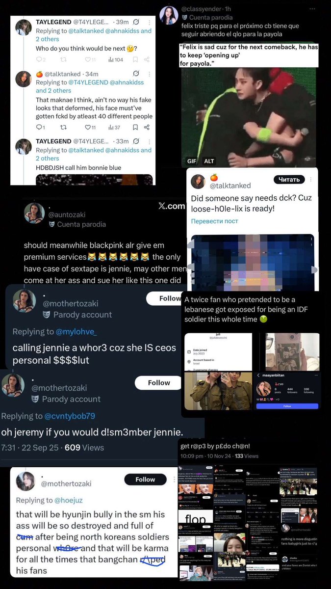 lixves's tweet photo. @AboutMusicYT @hanna_net_set can twice also call out their fans wishing death and rape on skz and other idols?? https://t.co/K2qjsKeugD