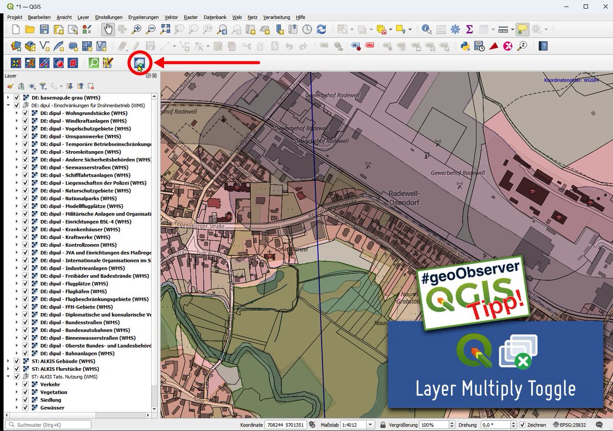 geoObserver_'s tweet photo. QGIS-Layer durchsichtiger visualisieren? Dann probiert mal QGIS Plugin „Layer Multiply Toggle“ https://t.co/SYYqX1a3wA #qgis #plugin #switch2qgis #gistribe #gischat #fossgis #foss4g #OSGeo #spatial #geospatial #opensource #gis #geo #geoObserver pls RT https://t.co/yQJIRRSrj7