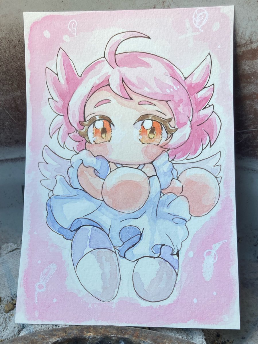 hornsusumi's tweet photo. 羽比ちゃんを描きました！
歌姫衣装版もRとSRで姿変わるのがとてもすき https://t.co/8mHTqwOsb5