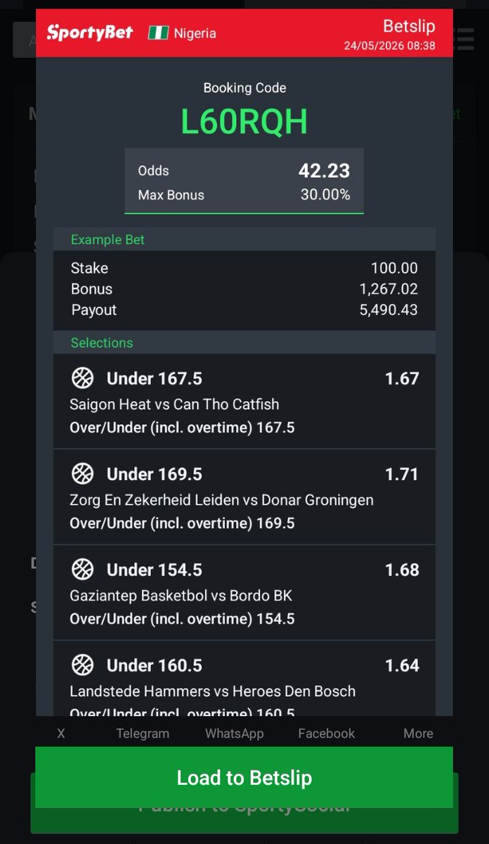 sportybet code tweet media