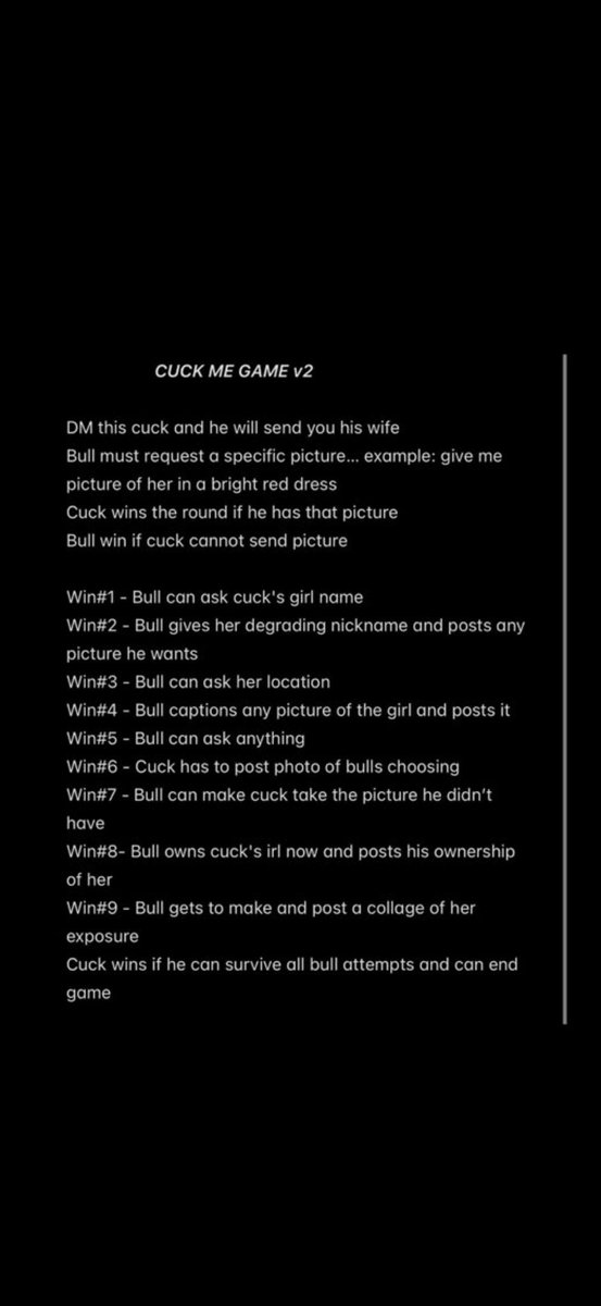 pman31562's tweet photo. dm me if anyone wants to play any of the four games #cuck #cuckold #wank #wankchat https://t.co/DEBM0A1Xrh