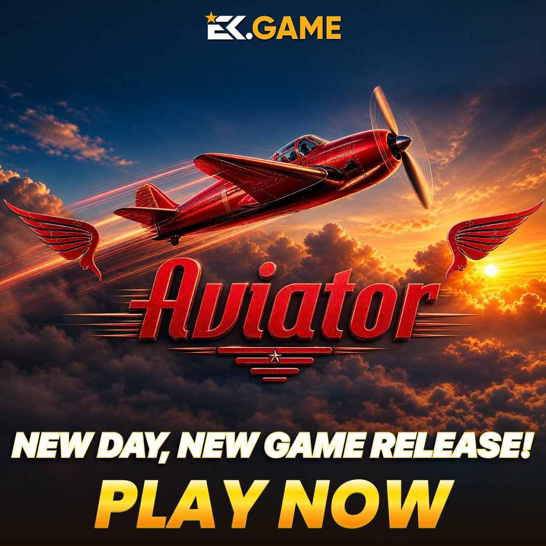 ekgameofficial's tweet photo. Aviator is now live on Ekgame ✈️
Fast-paced flying game where timing matters—watch the takeoff and decide when to cash out. Simple, quick, and full of thrill. Try it today!
#Ekgame #AviatorGame #NewGame #PlayNow #Gaming #OnlineGaming #GameAlert #MobileGame #Entertainment https://t.co/pS4Fcm5w6R