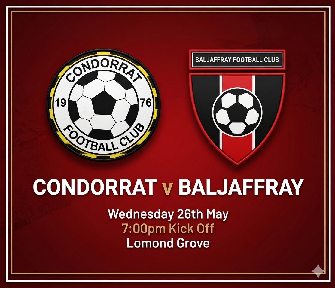 BJAF2010s's tweet photo. Our penultimate game of the season sees us head to Condorrat.
With the season end in sight the boys will be looking to just enjoy these last games with nothing on the line other than a potential 3rd place finish.
#BJAF https://t.co/mEeQaSPVLN