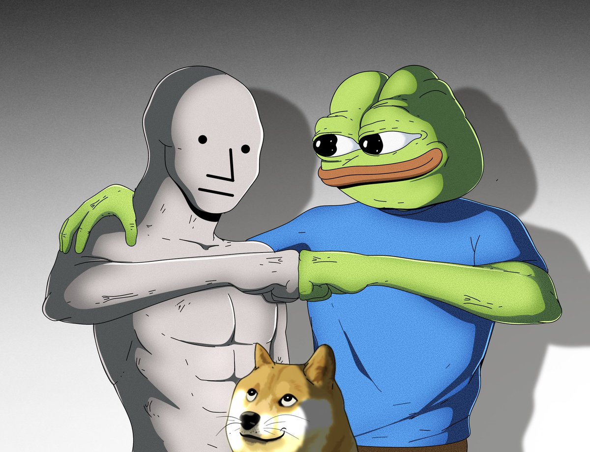 0xRockefeller's tweet photo. You’re staring at the meme coin hall of fame right now.

$Doge hit an 80B ATH.
$Pepe ran to 11B.
$NPC is still sitting around a 50M market cap.

Missing all three would be the kind of thing that keeps people awake later.

Tell your friends before the next 10B+ meme wakes up. https://t.co/fjwPZ430xm