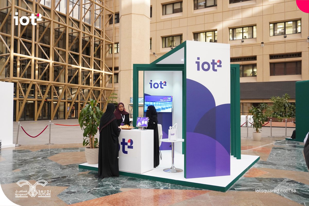 iotsquared's tweet photo. Highlights from our participation in #Saudi_Future exhibition at @_KSU , where we met young and ambitious talents and shared the journey of IoT in empowering skills and creating promising career opportunities toward a smarter, more connected future.

#iotsquared
#unlocking_the_potential_of_things