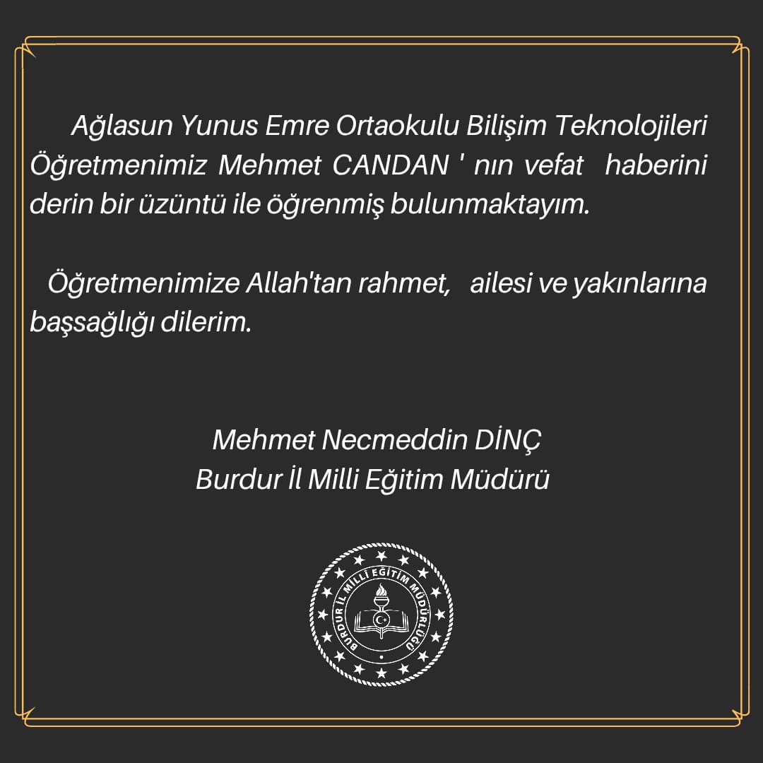 BurdurilMEM's tweet photo. @Burdurvalilik @necmidinc https://t.co/GE3mIQhXCb