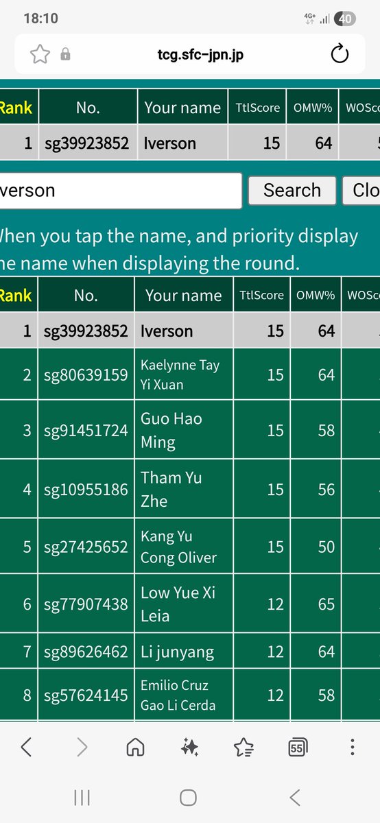 juno_ong's tweet photo. My boy MBL day1 result. End of day 1 .  with mega lopunny and mega froslass ex deck is sick.  Round 5 lost Vs opponent got DQ due to cheating and unsportsmanship behaviour so revert score. 6-0 day1 . Won 3 lucario which is crazy.  And num 1 seed for day2 #pokemon https://t.co/8TFz529yJr