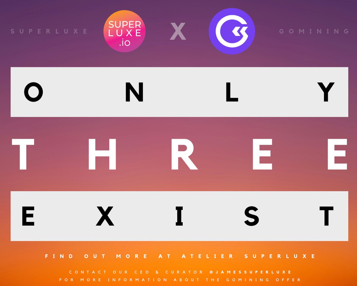 SUPERLUXE.io tweet media