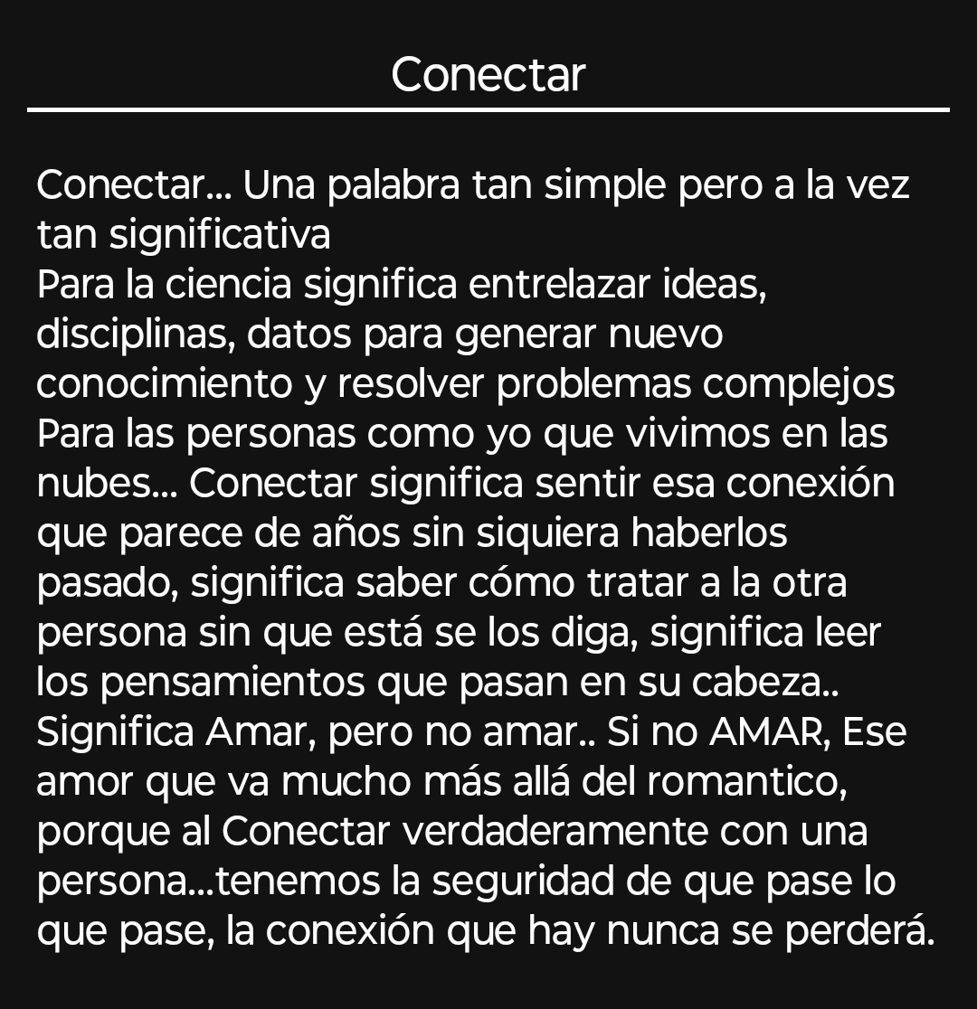 brillodejade3's tweet photo. Que es conectar? https://t.co/XqChYLx3XG