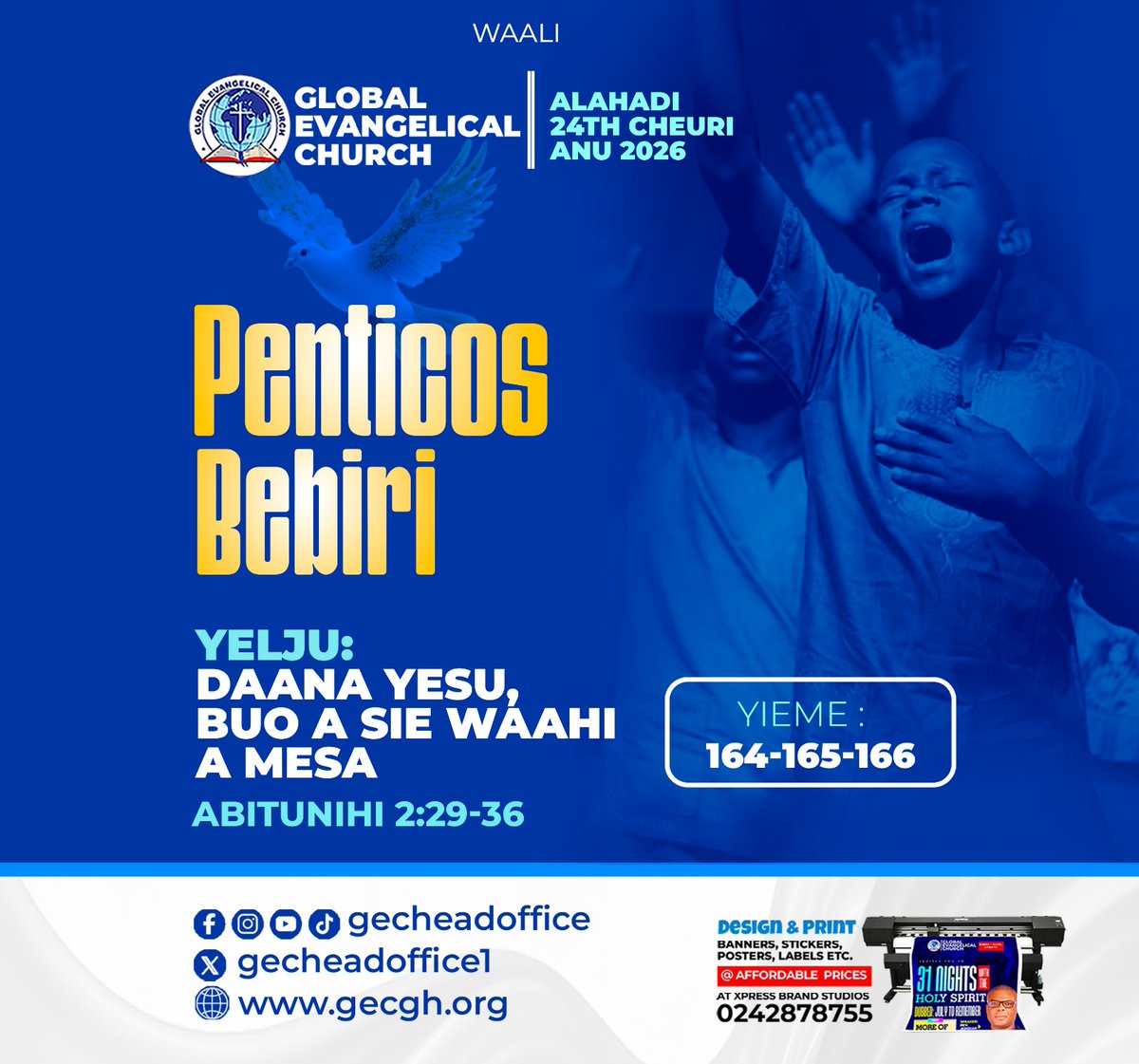 GLOBAL EVANGELICAL CHURCH HEAD OFFICE tweet media