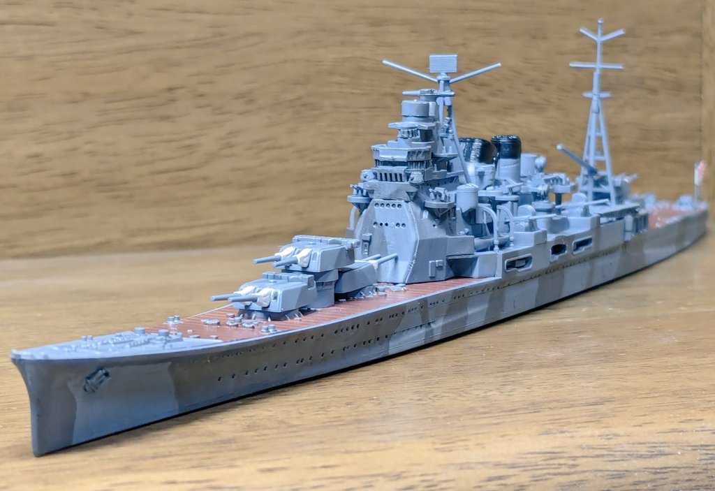 旧日本軍　日本海軍 既掲でもいいのでとにかくww2日本軍を貼ろう 1/700旧日本海軍重巡[高雄