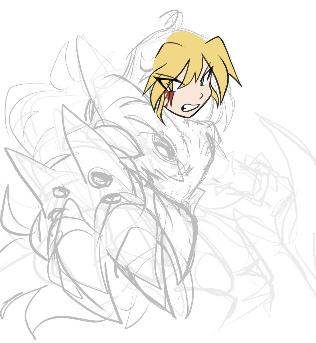 AxisReverie's tweet photo. Nightmare WIP 
#art #drawing #SOULCALIBUR https://t.co/eAQY0p3Cbr