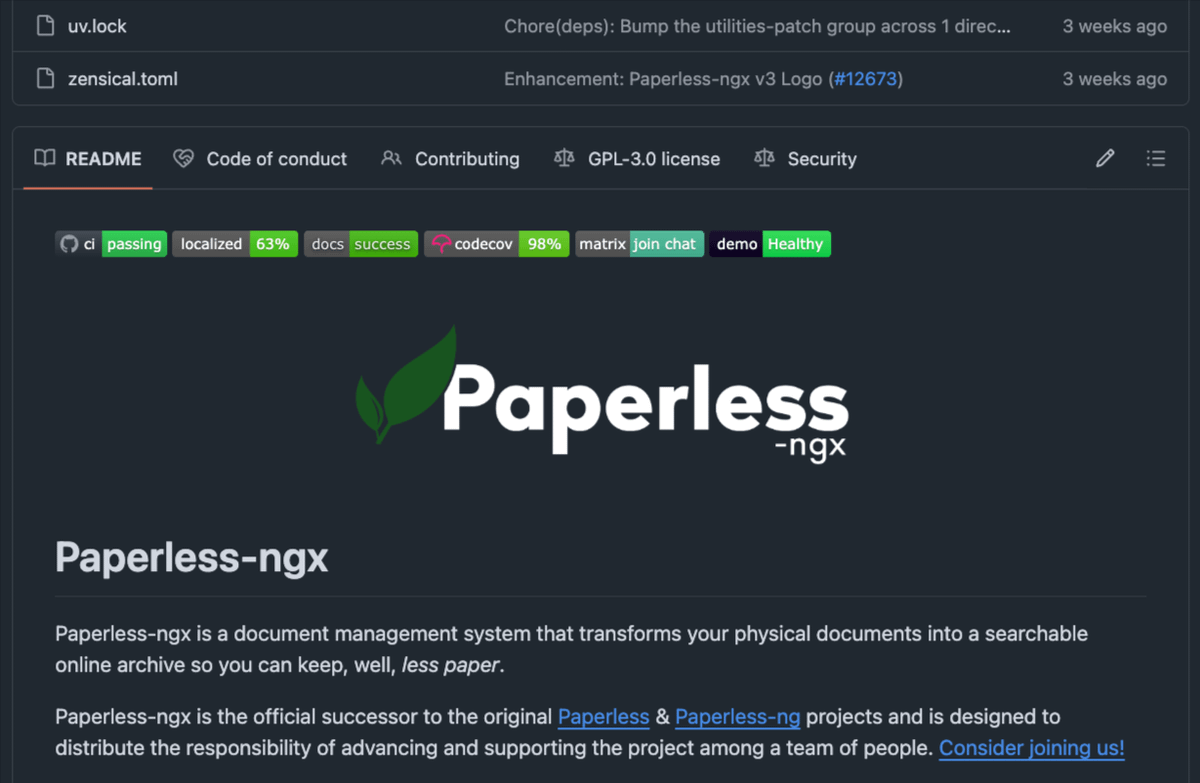 heynavtoor's tweet photo. 10 GitHub repos that quietly run my daily life and save me $2,000 a year in 2026.

Bookmark this list.

1. Paperless-ngx
Every receipt, invoice, contract, and tax document scanned, OCR'd, and tagged automatically. The most-cited "non-negotiable" self-hosted tool of 2026. Replaces Adobe Scan + Evernote at $15/month.
Repo → https://t.co/wW6mA7Zb2p

2. Karakeep
Saves every link, screenshot, article, and PDF I'll ever want again. AI auto-tags everything. Mozilla just killed Pocket. This took its place. Replaces Raindrop Pro + Pocket at $15/month.
Repo → https://t.co/IZ96g5duzC

3. Vaultwarden
Every password I'll ever need, on every device, encrypted. Replaces 1Password Family at $10/month.
Repo → https://t.co/lwESQjTyr9

4. Anytype
My notes, tasks, knowledge base, all local, all encrypted. Notion is $10 billion. Anytype is mine. Replaces Notion Plus + Roam at $20/month.
Repo → https://t.co/3pZnRBeSeR

5. AdGuard Home
Blocks ads on every device on my home network. Phones, TVs, tablets, laptops. Replaces NextDNS Premium at $20/month.
Repo → https://t.co/nmoF3k4D5b

6. Syncthing
Syncs files across every device I own, peer-to-peer. No cloud, no subscription, no Dropbox account. Replaces Dropbox 2TB at $15/month.
Repo → https://t.co/Z1UzrFejaw

7. Home Assistant
Lights, doors, thermostat, security cameras — all on one dashboard. Replaces SmartThings Pro + Alexa Plus at $25/month.
Repo → https://t.co/71S8Bq1Hmq

8. Audiobookshelf
Audiobooks and podcasts on every device. Beautiful apps. Mine forever. Replaces Audible + premium podcasts at $30/month.
Repo → https://t.co/MhwerkVSrK

9. Stirling-PDF
Every PDF operation in one place. Merge, split, OCR, compress, sign, redact. Replaces Adobe Acrobat Pro at $20/month.
Repo → https://t.co/cox9pHE4zp

10. Bitwarden Send
Encrypted file sharing with expiration timers. Replaces WeTransfer Pro + Dropbox Transfer at $20/month.
Repo → https://t.co/XCZ2JtWqWQ

Save this. Share it with the person in your life still paying $190 a month for what's been free this whole time.

100% free. 100% open source.