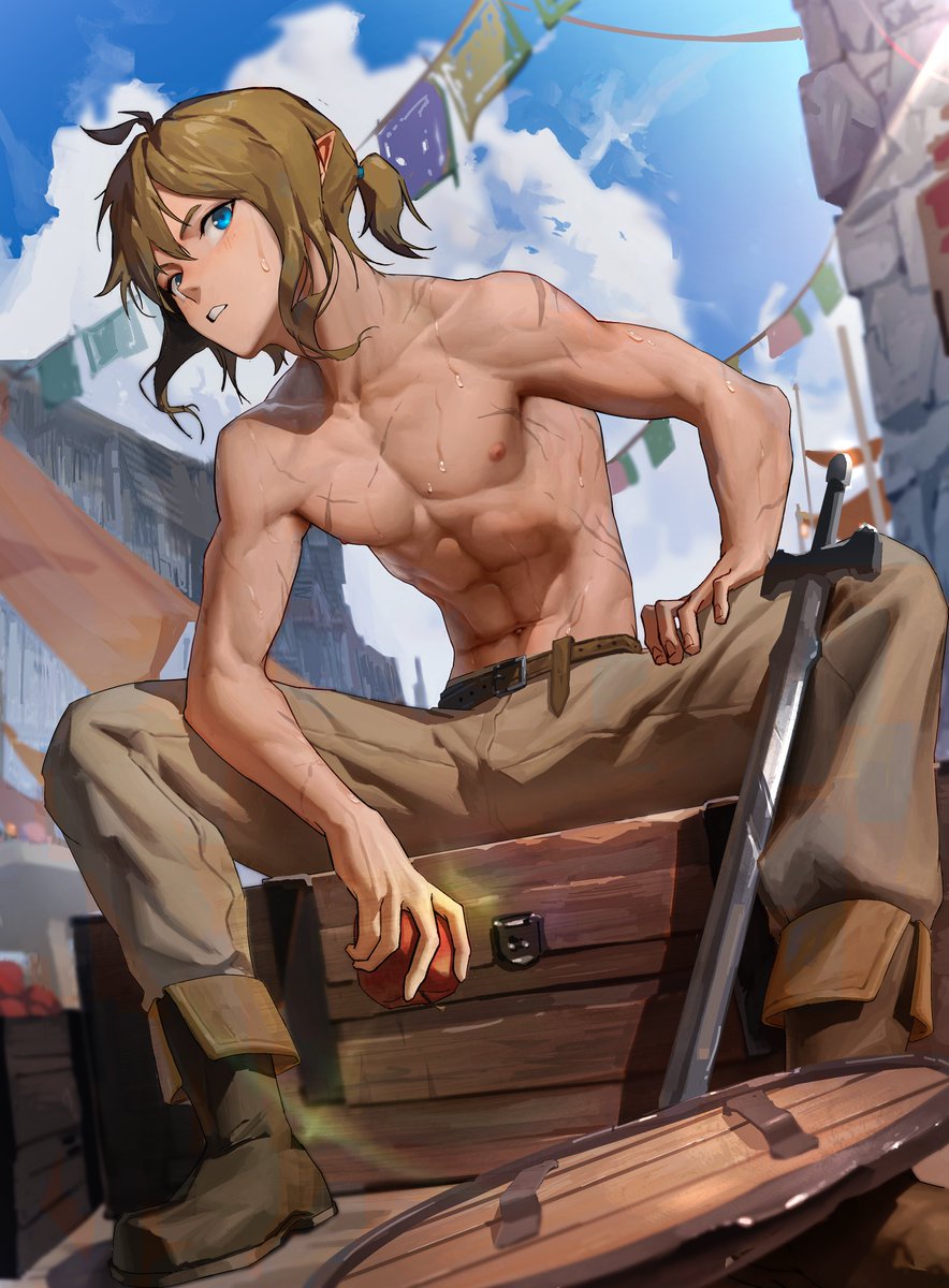 burururubu's tweet photo. Old link artwork🧝‍♂️💪
#botw #loz https://t.co/DuT8lcEH81