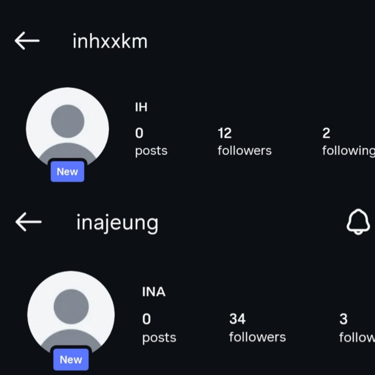 bvmedias's tweet photo. INA and HUE have opened their personal Instagram accounts.

#BADVILLAIN #배드빌런 @BADVILLAIN_BPM https://t.co/sxNuaGDAZq