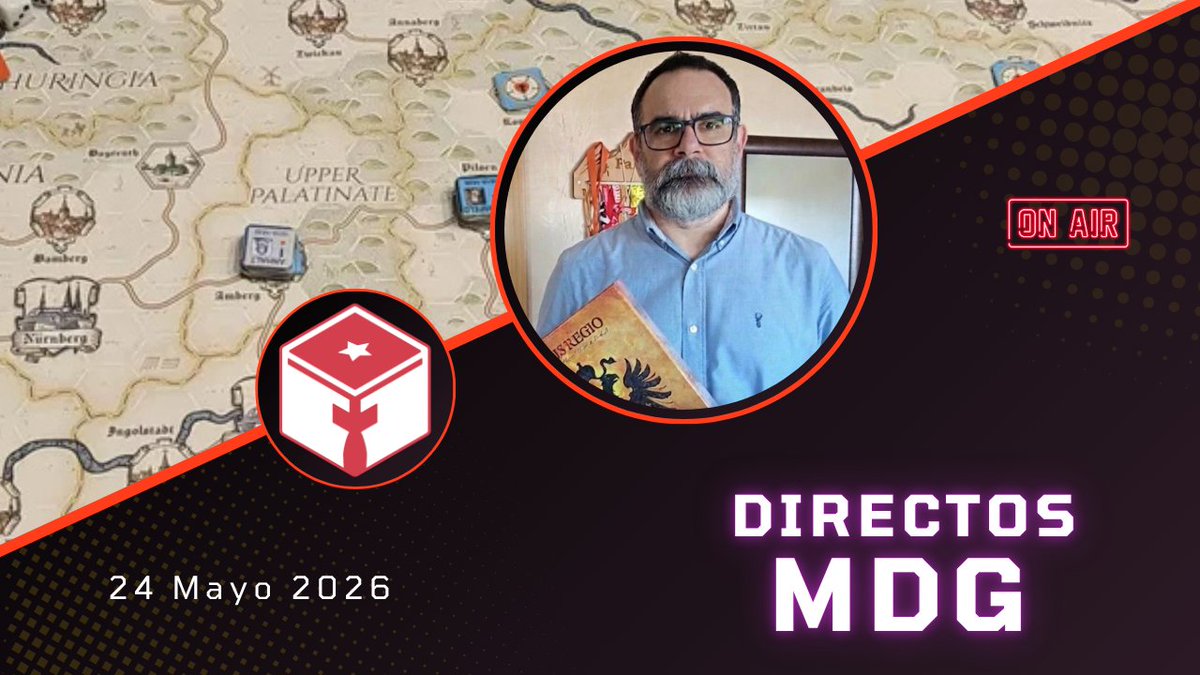 mesadeguerra's tweet photo. Cuius Regio - Entrevista Pako Gradaille

Os recordamos que esta noche a partir de las 22h estaremos en directo con Pako Gradaille para hablar sobre la inminente salida de su juego Cuius Regio

Para Patreonistas -> Discord Escenario Patreon
Para todo el mundo -> Youtube Directos https://t.co/B8N8NvFuir
