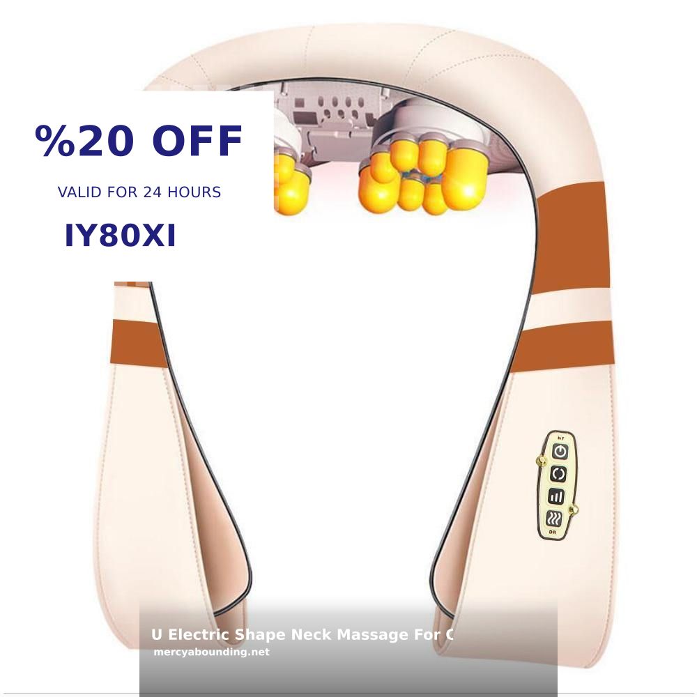 MAbounding's tweet photo. Check out this product 😍 U Electric Shape Neck Massage For Car Home Health &amp; Personal Care 😍 
by Mercy Abounding starting at £ 37.00 GBP. 
Shop now 👉👉 https://t.co/BzGSzxdK9s https://t.co/tt4kZFD2C4
