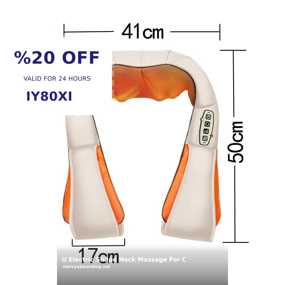 MAbounding's tweet photo. Check out this product 😍 U Electric Shape Neck Massage For Car Home Health &amp; Personal Care 😍 
by Mercy Abounding starting at £ 37.00 GBP. 
Shop now 👉👉 https://t.co/BzGSzxdK9s https://t.co/tt4kZFD2C4