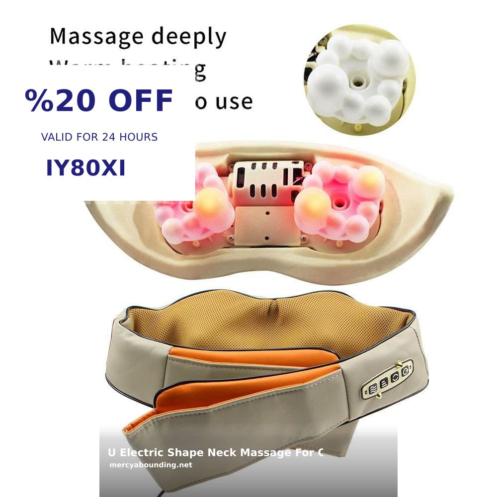 MAbounding's tweet photo. Check out this product 😍 U Electric Shape Neck Massage For Car Home Health &amp; Personal Care 😍 
by Mercy Abounding starting at £ 37.00 GBP. 
Shop now 👉👉 https://t.co/BzGSzxdK9s https://t.co/tt4kZFD2C4