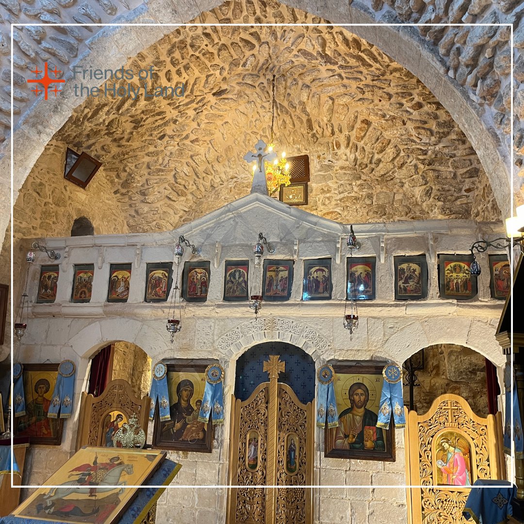 Social_FHL's tweet photo. Blessed Sunday from Burqin Church, The Church of Saint George in Burqin, west of Jenin, is one of the oldest churches in the world, dating back to the 4th–5th century. It is known for the cave where Jesus healed the ten lepers. A truly beautiful and holy place to visit! https://t.co/K8y6cWst60