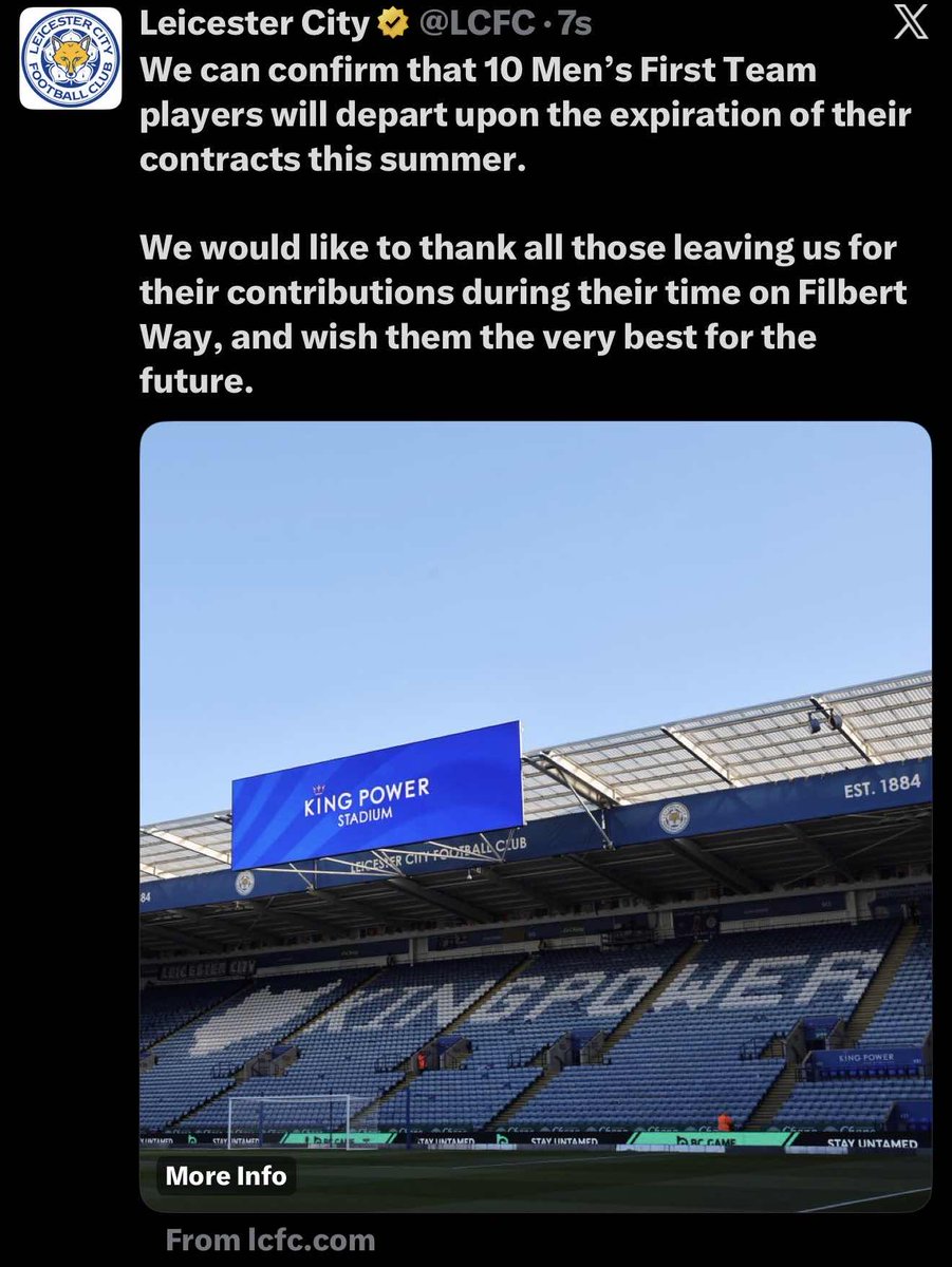 Leicester Fan Tv tweet media