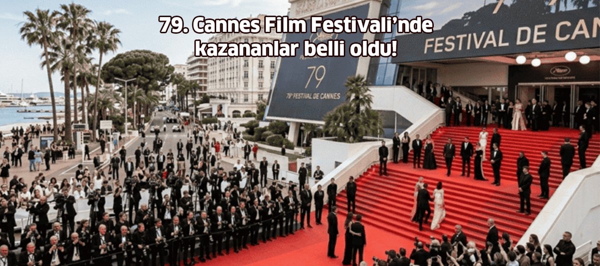 PopulerSinema's tweet photo. 79. Cannes Film Festivali’nde kazananlar belli oldu! #cannes
https://t.co/I6hTfQkaLA https://t.co/AnV6AA8u5X