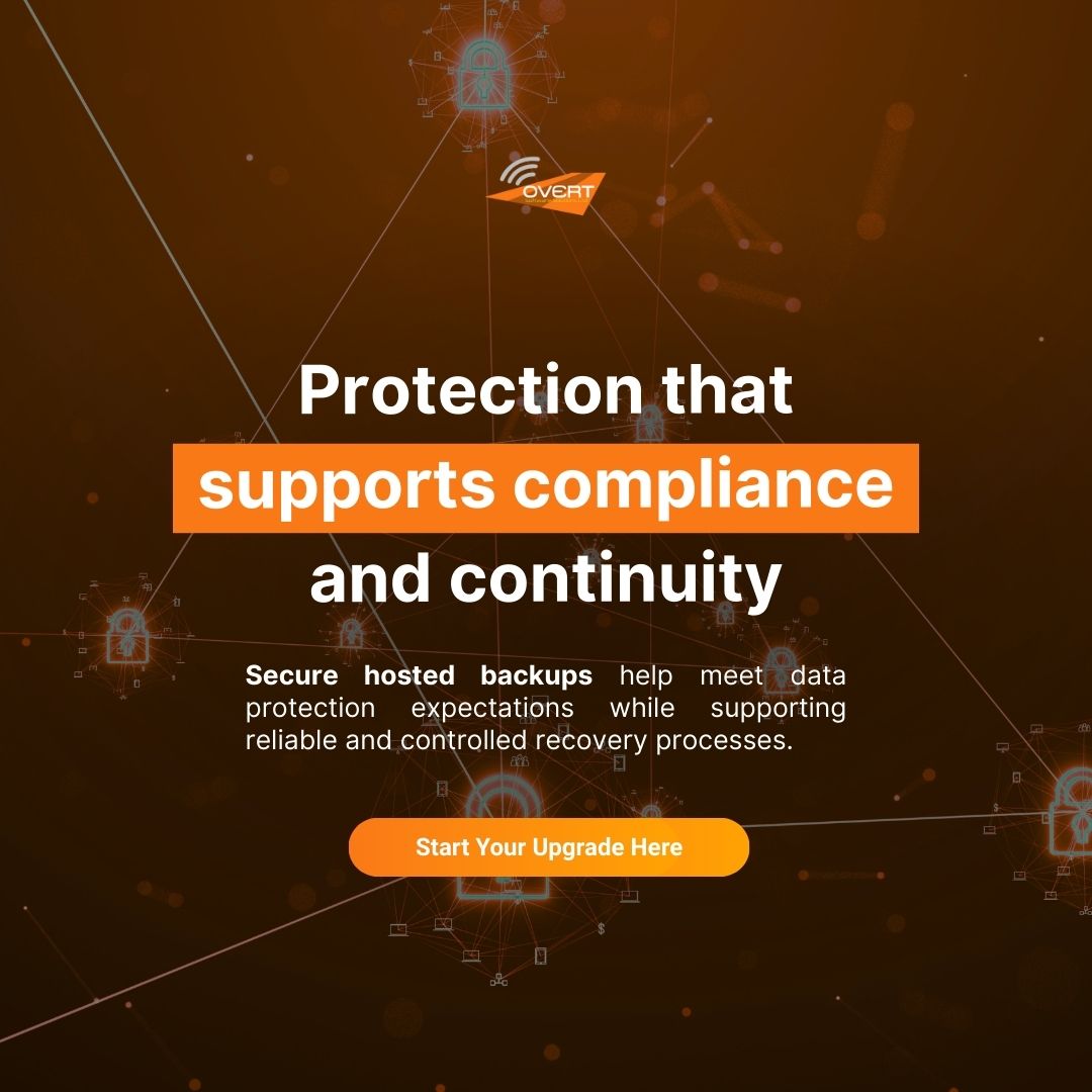 OvertSoftware's tweet photo. Protection that supports compliance and continuity
Secure hosted backups help meet data protection expectations while supporting reliable recovery processes.
https://t.co/KoC1E7KtsR

#dataprotection #cloudbackup #itsecurity #businessit #cybersecurity https://t.co/ZYDVYIBbOY