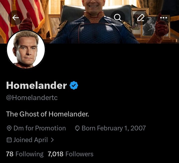 Homelander tweet media