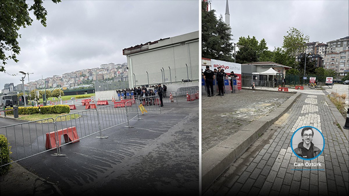 t24comtr's tweet photo. 🔴 Kapatılan Bilgi Üniversitesi'nin öğrencilerinin protestoları üçüncü gününde devam ediyor

📌 Üniversitenin ana girişi ve tramvay girişine bariyerler ve çevik kuvvet yerleştirildi
https://t.co/HxCb1NTLwf https://t.co/ArB2RutDiH