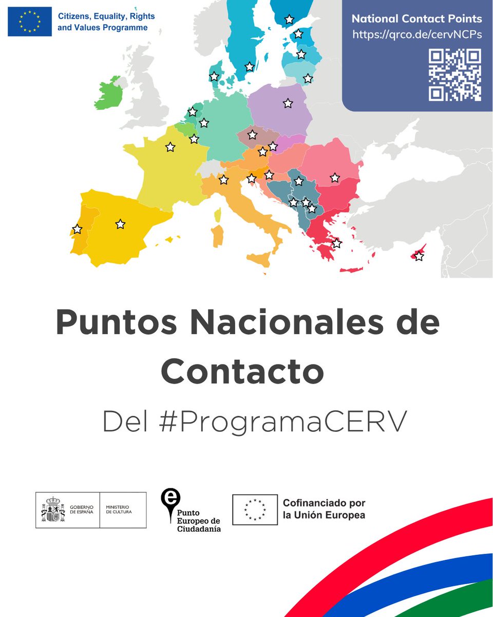 PuntoEuropeoES's tweet photo. 🧭 ¿Necesitas ayuda para presentar tu proyecto a #CERV?

Los Puntos Nacionales de Contacto te asesoran sobre convocatorias, preparación de propuestas y búsqueda de socios

En España: Punto Europeo de Ciudadanía
📧 puntoeuropeociudadania@cultura.gob.es

#NCP #UE https://t.co/grUKGEltb5