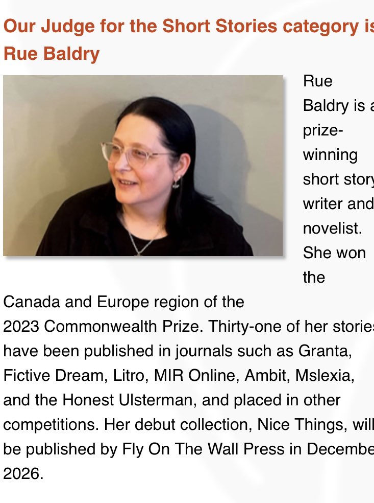 R_E_Baldry's tweet photo. Anyone thinking of entering one of the Yeovil Prize categories: you’ve only got about a week because they close at the end of the month.
Coming 2nd in the novel prize in 2019 which was a hugely validating proud moment. 
This year I’m judging the story prize! https://t.co/zeZlrIT5S8