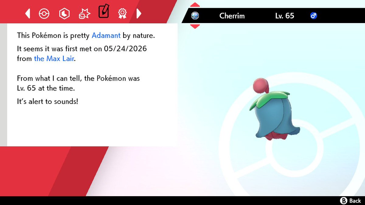Daisuke_Shiny's tweet photo. Shiny Cherrim 🌸💙✨
After 12 DA
First phase for Koko and second shiny for this #DAWeekend :D
#ShinyPokémon https://t.co/FXEf60ZXkt