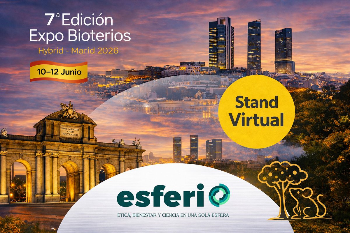 bioterioscom's tweet photo. 🎓🐭 Esferio ofrecerá becas para #ExpoBioterios2026:

✅ Becas virtuales (sin certificado de asistencia)
✅ 2 becas presenciales a precio reducido para Madrid 🇪🇸
📍10–12 junio 2026 | Universidad Autónoma de Madrid

📩 Solicitudes:
contacto@esferio.cl
🌐 https://t.co/apRN7vm89X https://t.co/C3B03Qf25O
