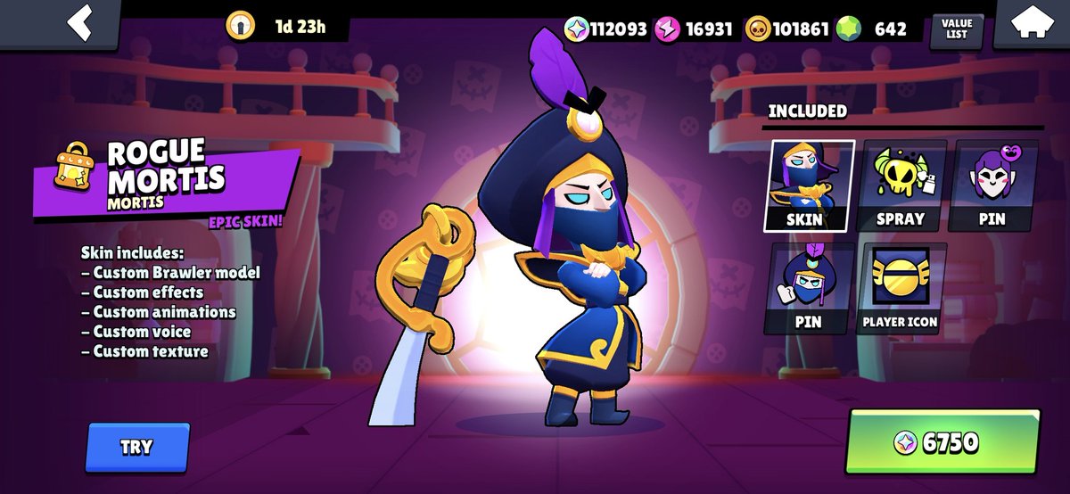 Cafognar's tweet photo. If @BrawlStarRey comments I'll buy it:) ! #BrawlStars https://t.co/mdzoDDcLyo